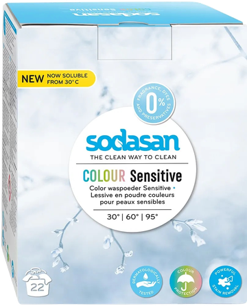 SODASAN Bez Smaržas Krāsainiem Audumiem		 veļas pulveris, 1010 g
