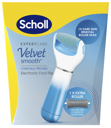 SCHOLL Velvet Smooth elektroniskā pēdu vīle, 1 gab.