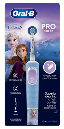 ORAL-B Vitality PRO Kids 3+ Frozen elektriskā zobu birste, 1 gab.