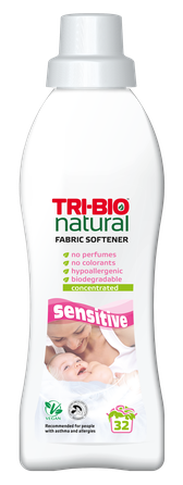 TRI-BIO Sensitive veļas mīkstinātājs, 940 ml