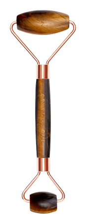 CRYSTALLOVE Tiger eye masāžas rullītis, 1 gab.