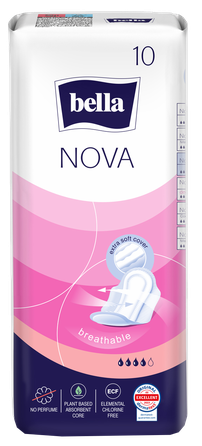 BELLA Nova Maxi higiēniskās paketes, 10 gab.