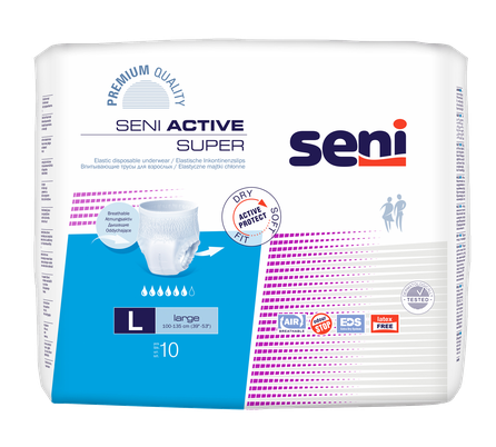 SENI Active Super L biksītes, 10 gab.