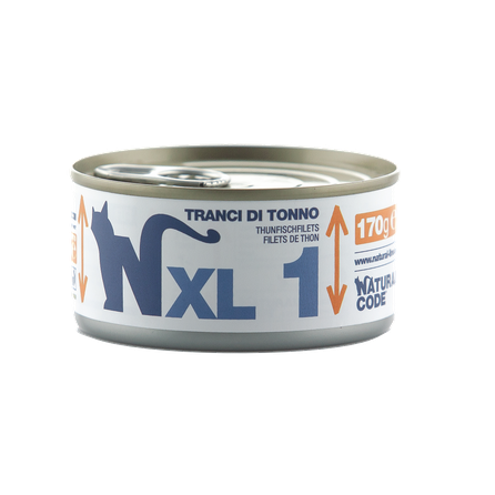 NATURAL CODE XL1 Tunča Fileja mitrā barība, 170 g