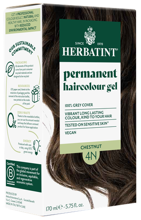 HERBATINT 4N Chestnut matu krāsa, 170 ml
