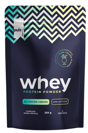 PULS NUTRITION Whey Protein Pina Colada Low Lactose pulveris, 350 g