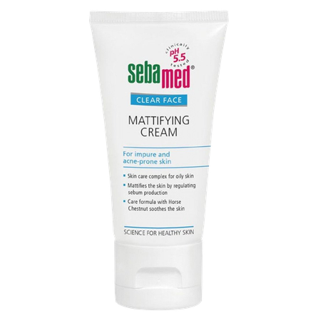 SEBAMED Clear Face matējoš sejas krēms, 50 ml
