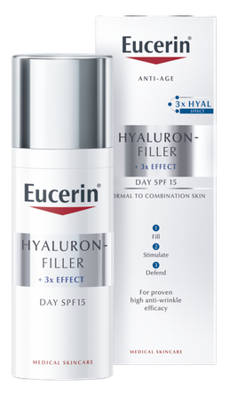EUCERIN Hyaluron Filler Day SPF 15 sejas krēms, 50 ml