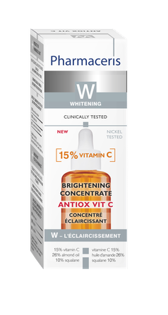 PHARMACERIS W Antiox Vit C Brightening with 15% Vit C koncentrāts, 30 ml