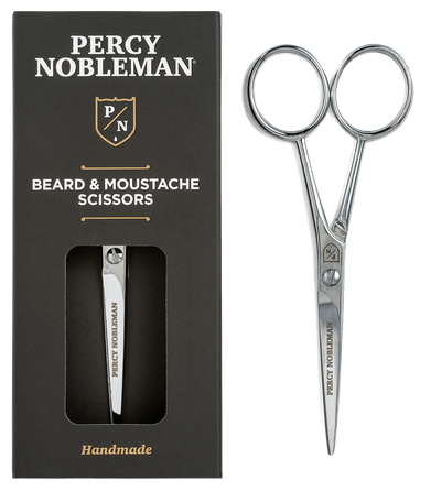 PERCY NOBLEMAN Beard & Moustache šķēres, 1 gab.