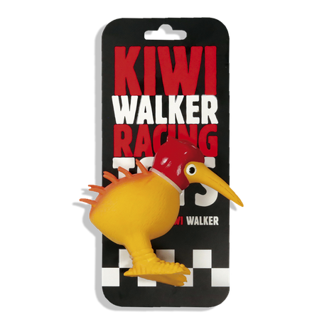 KIWI WALKER Whistle, Ar Sarkanu Ķiveri, One Size, Oranža, Lateksa rotaļlieta, 1 gab.
