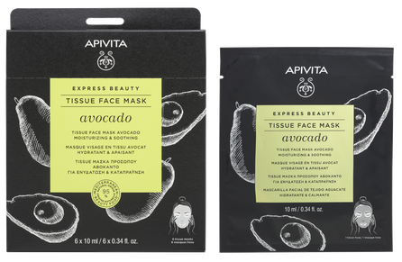 APIVITA Express Beauty Moisturizing & Soothing sejas maska, 1 gab.