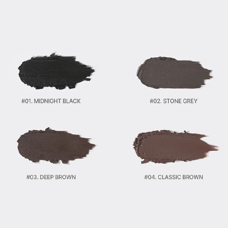 BOM Wonderproof Gel Slim 01 Midnight Black acu zīmulis, 0.1 g