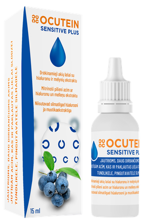 OCUTEIN   Sensitive Plus acu pilieni, 15 ml
