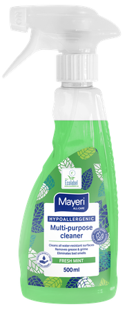 MAYERI Hipoalerģisks Fresh Mint izsmidzināms tīrīšanas līdzeklis, 500 ml