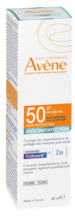 AVENE Sun Anti Imperfection SPF 50 fluīds, 40 ml
