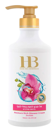 HEALTH&BEAUTY Dead Sea Minerals Orchid dušas krēms, 780 ml