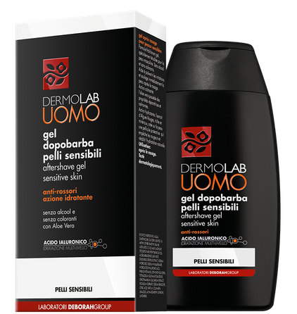 DERMOLAB Uomo for Sensitive Skin gels pēc skūšanās, 120 ml