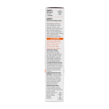 NOVEXPERT  The Night Peeling Vitamin C sejas krēms, 40 ml