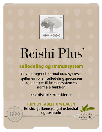 NEW NORDIC Reishi Plus tabletes, 30 gab.