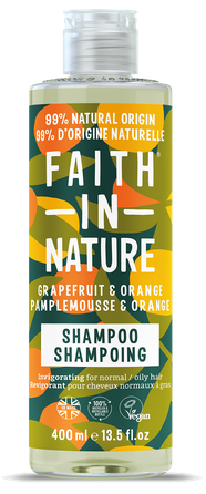 FAITH IN NATURE Grapefruit & Orange šampūns, 400 ml