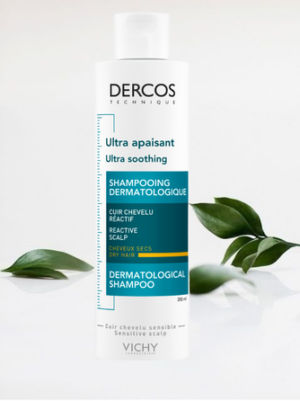 VICHY Dercos Ultra Soothing šampūns, 200 ml