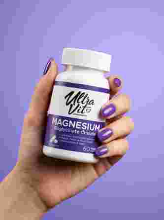 ULTRAVIT   Magnesium Bisglycinate kapsulas, 60 gab.