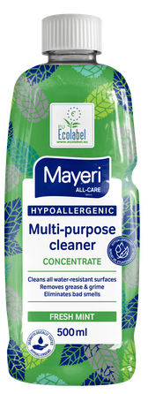 MAYERI Hipoalerģisks Fresh Mint tīrīšanas līdzeklis, 500 ml