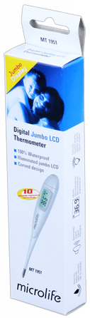 MICROLIFE Digital Jumbo LCD digitālais termometrs, 1 gab.