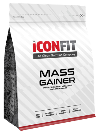 ICONFIT Mass Gainer - Strawberry pulveris, 1500 g