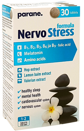 PARENE Nervo Stress tabletes, 30 gab.