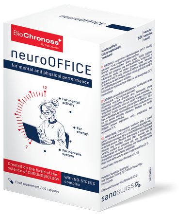 BIOCHRONOSS NeuroOFFICE kapsulas, 60 gab.