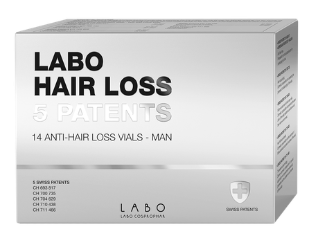 LABO Man Hair Loss 5 Patents ampulas, 14 gab.
