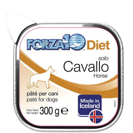 FORZA10 Solo Diet Zirgs, Suņiem pastēte, 300 g