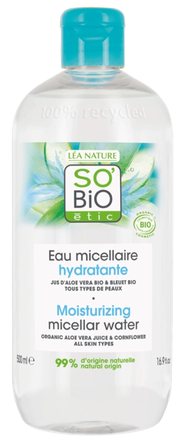 SO BIO ETIC Moisturizing micelārais ūdens, 500 ml