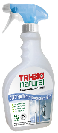 TRI-BIO Natural Glass & Window izsmidzināms tīrīšanas līdzeklis, 500 ml