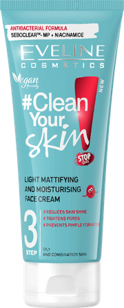EVELINE  Clean Your Skin 3 sejas krēms, 75 ml