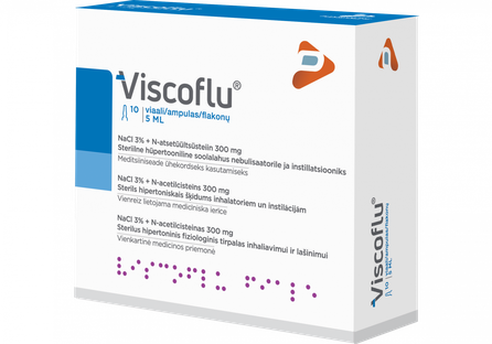 VISCOFLU 5 ml ampulas, 10 gab.