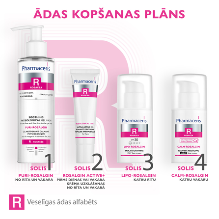 PHARMACERIS R Calm-Rosalgin Night sejas krēms, 30 ml