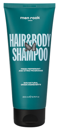 MEN ROCK Hair & Body šampūns, 200 ml