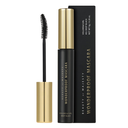 BOM Wonderproof Volume&curl 01 Deep Black uzacu tuša, 8 g