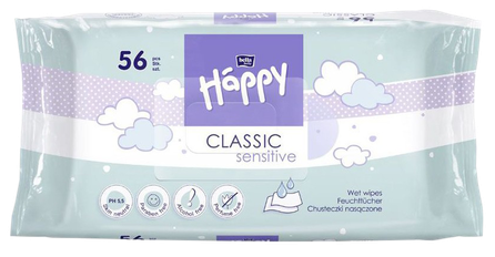 BELLA Classic mitrās salvetes, 56 gab.