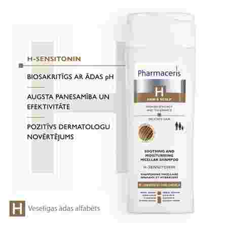 PHARMACERIS Ph H-Sensitonin šampūns, 250 ml
