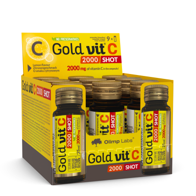 OLIMP LABS Gold Vit C 2001 ampulas, 9 gab.