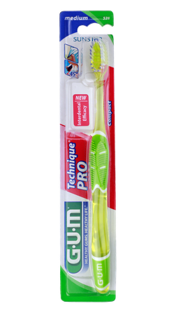 GUM Pro Medium zobu birste, 1 gab.