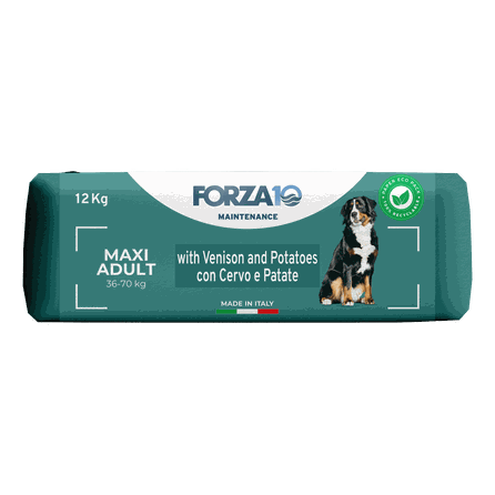 FORZA10 Maintenance Maxi Adult Ar Briedi Un Kartupeļiem, Suņiem sausā barība, 12 kg