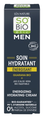SO BIO ETIC Men Enerģizējošs Mitrinošs sejas krēms, 50 ml