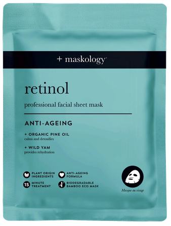 MASKOLOGY With Retinol sejas maska, 22 ml