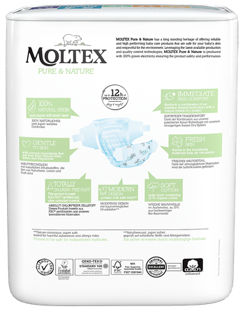 MOLTEX Eco Pure & Nature 5 Junior (11-25 kg) autiņbiksītes, 25 gab.