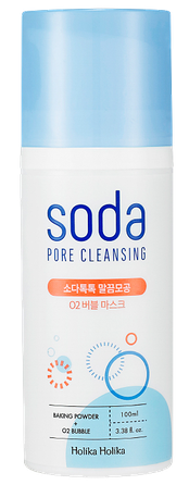HOLIKA HOLIKA Soda Pore Cleansing O2 Bubble sejas maska, 100 ml